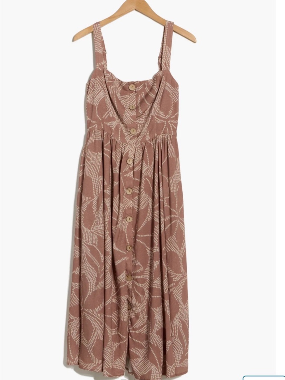 NWT Hutch Dusty Petersen Button-Front Midi Dress medium - Picture 3 of 7